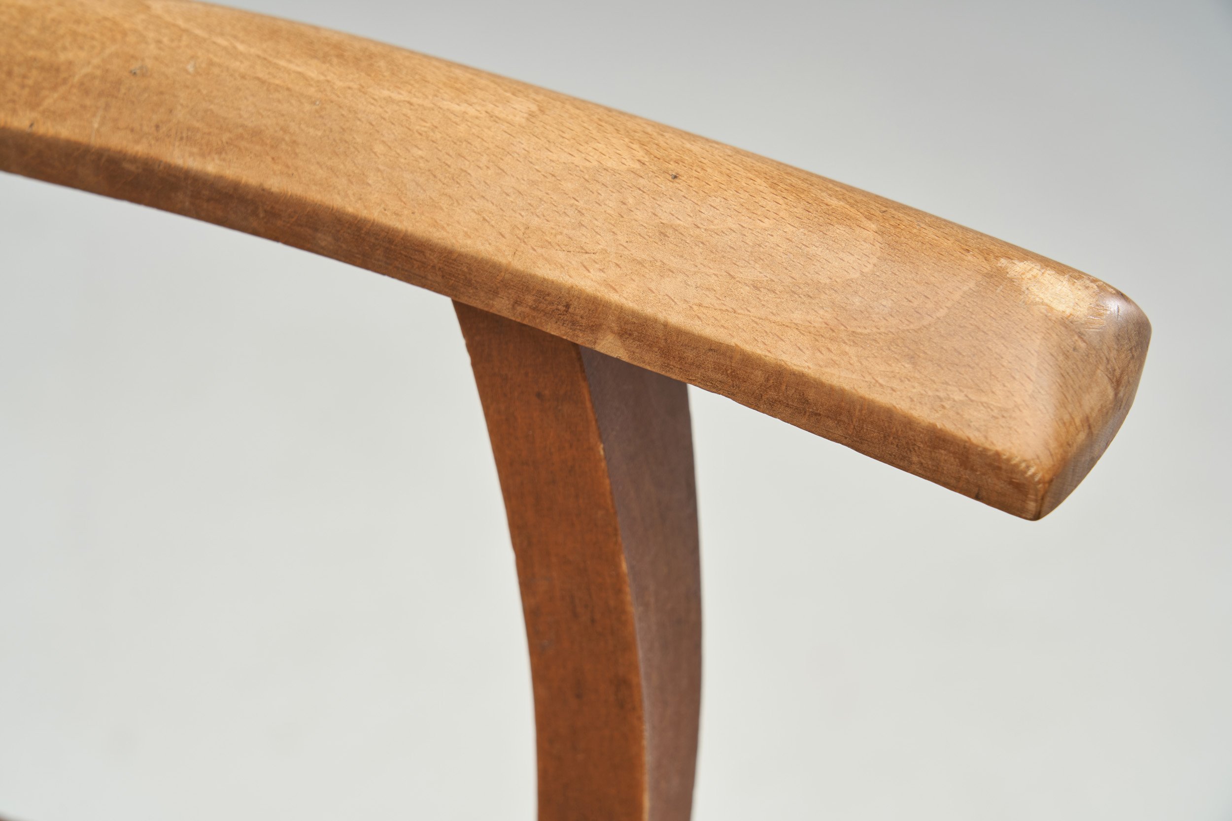 Frits Schlegel Beech Armchair for Fritz Hansen, Denmark 1940s